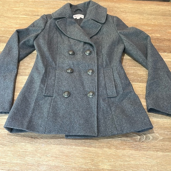 Merona Gray Wool Coat s/p - Picture 1 of 12